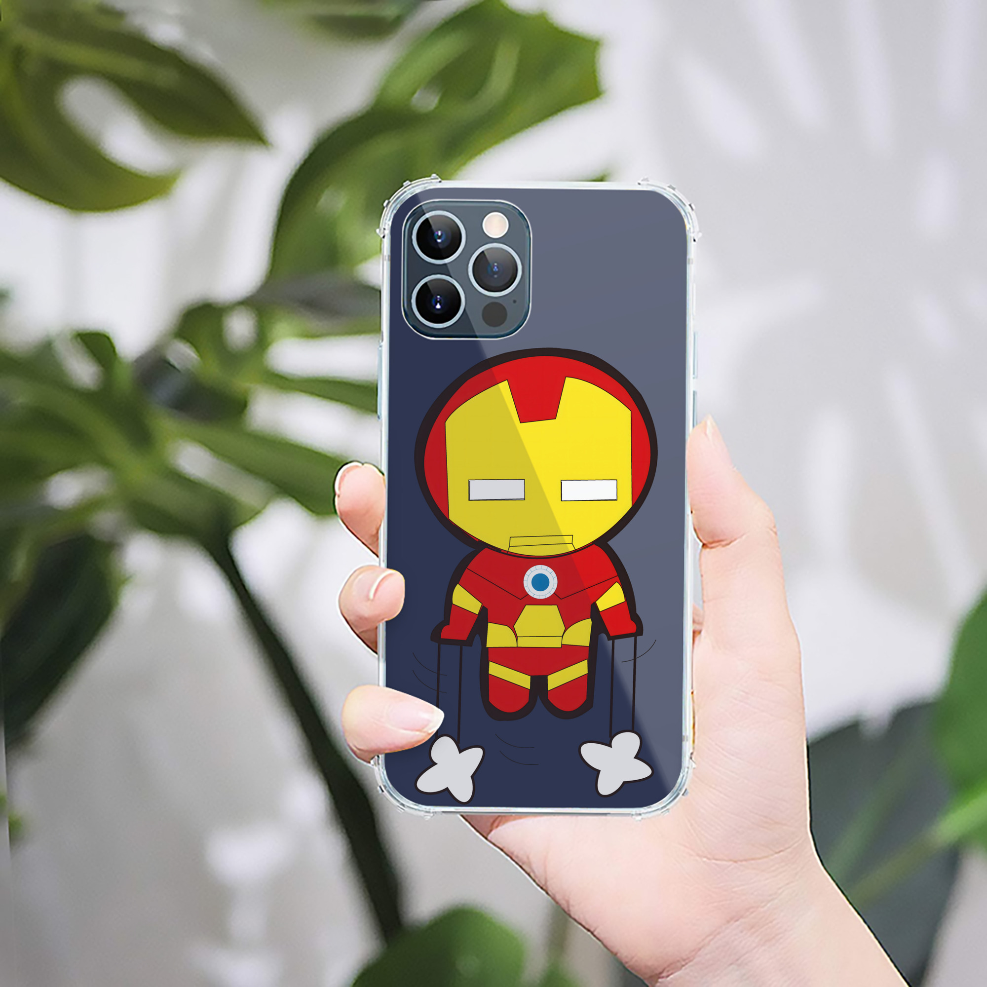 （画像用） アベンジャーズ The Avengers 【iPhone 12シリーズ対応】透明スマホケース（クリアソフトケース）